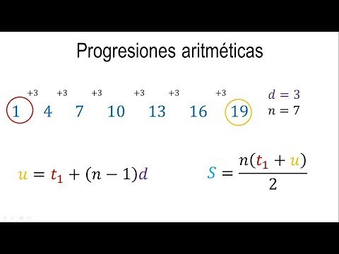 What is an arithmetic progression?