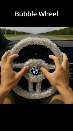 😍Ultimate Bubble Wrap Steering Wheel Experience – Satisfying Pop & Stress Relief #bubblewrap #pov