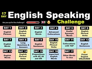 The 17-Day English Speaking Challenge!