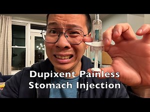 The other least painful way to inject Dupixent, biologics into stomach area #dupixent #injection