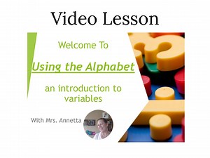 Introduction to Variables: Workbook With Video Lesson, Prealgebra Middle School Math Practice (PDF Printable) - Etsy