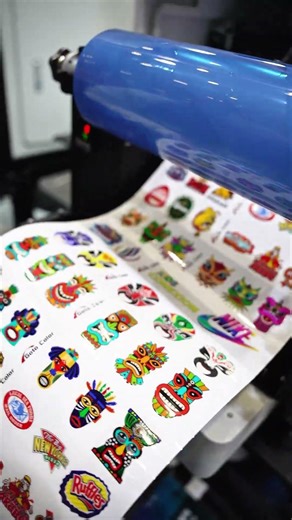 Our A3 printer, prints crystal stickers smoothly and flawlessly#uvprinter #uvdtfsticker #a3UVprinter