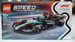【4k】体验赛场激情：乐高速度冠军77244 梅赛德斯奔驰-AMG F1-乐高速拼评测｜作者：AustrianBrickFan_哔哩哔哩_bilibili
