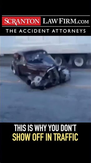 Hot Rod Crashes Into Semi Truck!!
