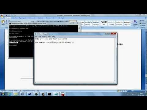 WCF Tutorial - HTTPS (TLS / SSL) setting for WCF application