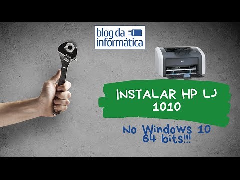 Instalar Impressora HP LaserJet 1010 no Windows 10 64 bits