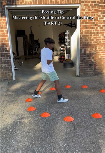 Boxing Tip: Mastering the Shuffle to Control the Ring Shuffling in circles is one of the most important tools in a boxer’s arsenal. It’s not just movement—it’s strategy. Benefits of Shuffling in Circles: ✅ Controls the angles of attack and defense ✅ Keeps you balanced and ready to punch or defend ✅ Makes you harder to hit by staying a moving target ✅ Conserves energy with small, efficient steps ✅ Helps you cut off the ring or escape pressure ✅ Maintains rhythm and footwork flow Stay light, stay 