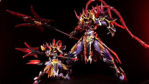 [日本卖1万日元]魔动核Motor Nuclear 星甲魂将传 摇光宫·破军星君·吕布 MNP-XH15与畅享系列 日本玩家素组