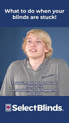 Blinds stuck? Here's how to fix them! #blindsstuck #diytip #techtip #blindshelp #blinds #brokenblinds #blindscordstuck
