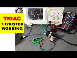 {571} TRIAC working, TRIAC Working in AC Circuits, Thyristor, Triac || Phase Angle Control