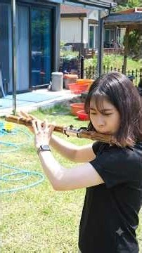 Master Crafting a Traditional Bamboo Flute from Scratch #bamboo #flute #diy
