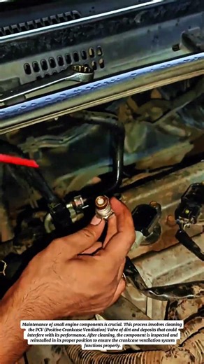 Cleaning and Installing the PCV Valve on an Engine