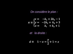 Position relative droite et plan dans l'espace #geometry #geometryschool