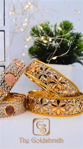 Looking for that perfect statement kada this Karwa Chauth? These extravagant traditional kadas give a grand, heavy look…while being super easy and lightweight to wear. 💫 Visit The Goldshmith, Rajpura, and explore our exclusive festive kangan collection. Plus, enjoy these special offers: ✨ Free Gold Coin on Every Purchase* ✨ Flat 20% Off on Making Charges ✨ Assured Lowest Gold Rate ✨ Flat 40% Off on Diamond Jewellery Making Charges ✨ 100% Exchange on Old Gold ✨ Free Gold Purity Testing & Valuati