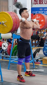 I need a calculator @tiantao89kg1 front squat double #snatch #cleanandjerk #olympicweightlifting #chineseweightlifting #anta | Shenzhen Weightlifting Association