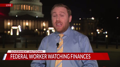 Federal worker carefully watching finances