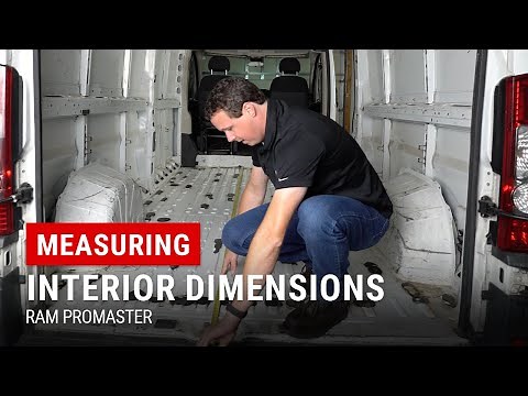 RAM ProMaster 159WB Interior Measurements