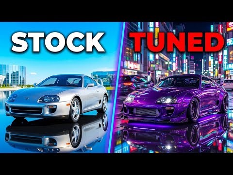 STOCK vs TUNED: 14 Legendary Cars Transformation (4K 60FPS)