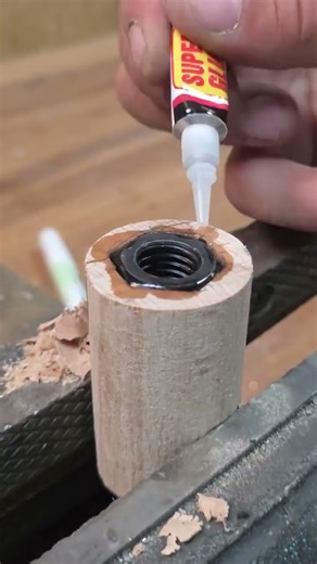 Homemade tool to grind corners perfectly