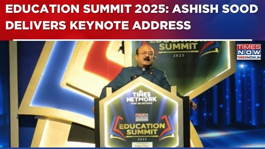 Education Summit 2025: Delhi Education Minister Ashish Sood delivered a powerful keynote address. Onextel Limited @DTU_Official SRM University Delhi NCR, Sonepat, Haryana | TIMES NOW