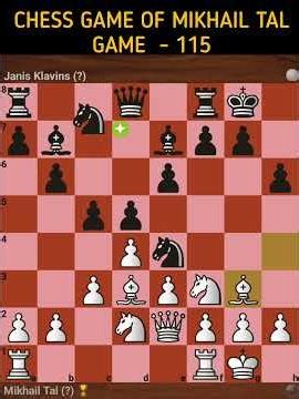 The Magician’s Early Magic: Tal vs. Klavins (1954)