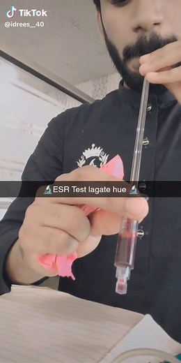 ESR Test lagate hue 🔬 Working Time hospital 🏥#StandoutwithrealmeC35 #viral #video #foryou #foryoupage