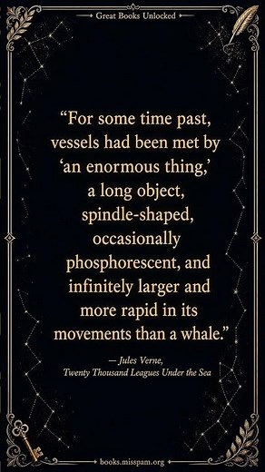 20000 Leagues Under the Sea classic science fiction #giantwhale #literary #chaperbookread