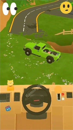 🥱🥱Car Driving on Bumpy Road. #shorts