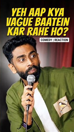 "Ye Aap Kya Vague Baatein Kar Rahe Ho?" 😂 | Comedy Reel #shorts #standupcomedy #pranitmore