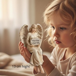Angel Shelf Sitter Figurine, Memorial Angel Decor, Sympathy Gift, Guardian Angel Statue, Comfort Gift - Etsy