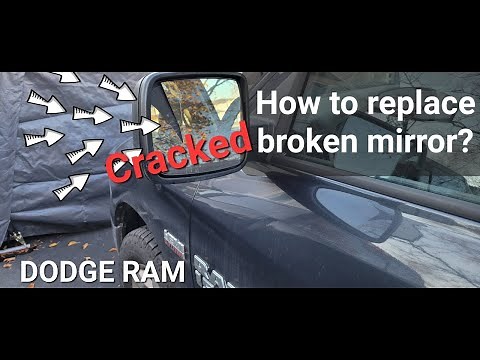 How to replace side mirror glass