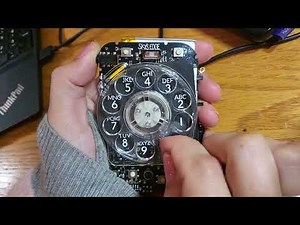 Hall sensor fingerstop position detection in debug mode (Rotary Un-Smartphone)
