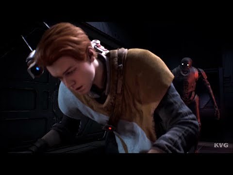 Star Wars Jedi: Fallen Order - Security Droid - Boss Fight | Gameplay (PC HD) [1080p60FPS]