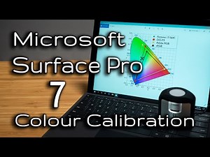Microsoft Surface Pro 7 Display Test - Colour (Color) Calibration