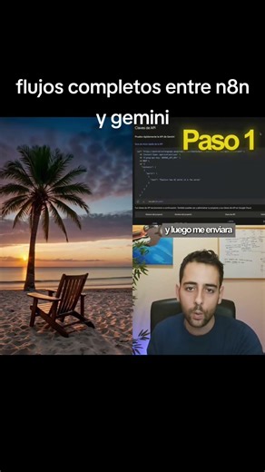Complete flows between Gemini and n8n for your automations