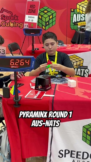 Pyramix round 1 aus-nats #rubikscube #speedcubing #pyraminx