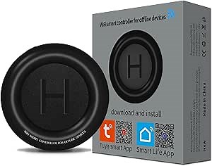 WiFi Smart Controller, Multi-Room and Multi-Appliance Control for Offline Devices. Black.