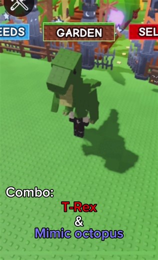 T-Rex dan Octopus Mimic dalam Grow a Garden Roblox