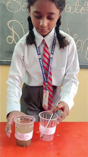 #scienceactivity ......#experiment .....#sedimentation ......#decantation.....#schoolactivities ....