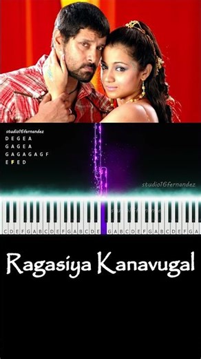 Ragasiya Kanavugal Keyboard Cover | Piano Notes | Bheema | Harris Jayaraj | Fernandez 2