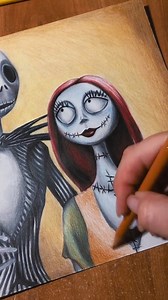 Jack and Sally 🖤 | Cre: valerie.inspires | Jack Skellington Lovers