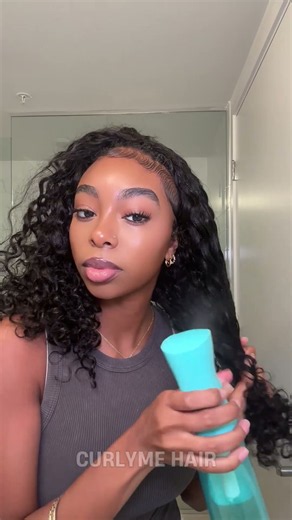The easiest way to get a full, natural look in minutes.😍🔥#curlymehair #halfwig #wigs #curlyhair