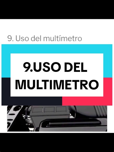 9.Uso del multimetro #automovilismo #carros #talleres #capacitacion #mecanicaautomotriz #videoviral