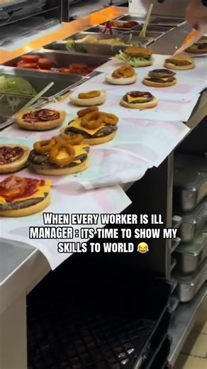 The Manager's Burger Challenge: Skills on Display