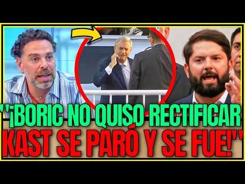 ¡¡QUEDÓ LA CAG*!! Kast ABANDONÓ REUNIÓN con Boric por MENTIR SIN PUDOR sobre EL CABLE CHINO