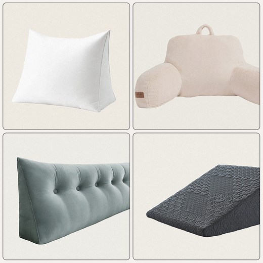 The Best Pillows for Sitting Up in Bed So You Don't Destroy Your Back
