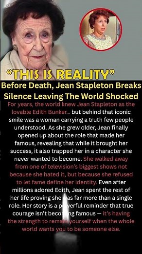 Before Death, Jean Stapleton Breaks Silence Leaving The World Shocked#shorts
