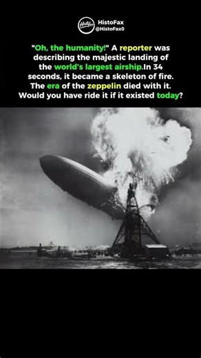 The Crash of World’s Largest Airship #shorts