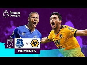 Everton v Wolves | Richarlison, Gomes, Jota, Jimenez | Top 5 Moments