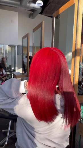 Vibrant Ruby Red Hair Color Ideas for Black Girls